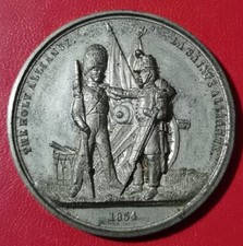 MEDAILLE ETAIN ♦ 1854 LA