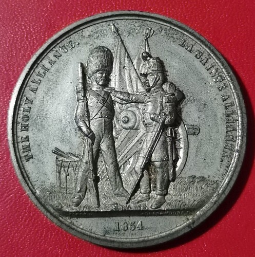 Medaille etain 1854 - etain, ♦