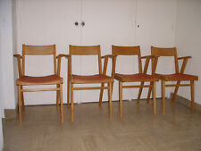 4 fauteuils "Bridge" années 50-60, état exceptionnel.