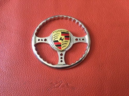 Badge calandre porsche neuf - de,