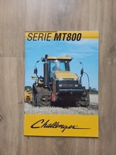 BROCHURE TRACTEUR CHENILLES CHALLENGER MT800 PROSPEKT TRAKTOR TRACTOR 