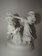 Groupe en porcelaine allemande biscuit à restaurer porcelain group to restore