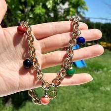 Collier vintage ancien Agatha