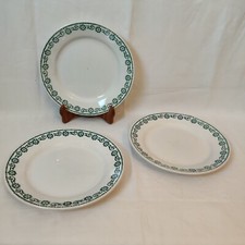 Assiettes Plates En Terre De Fer De Choisy-le-Roi Art Déco, 1900
