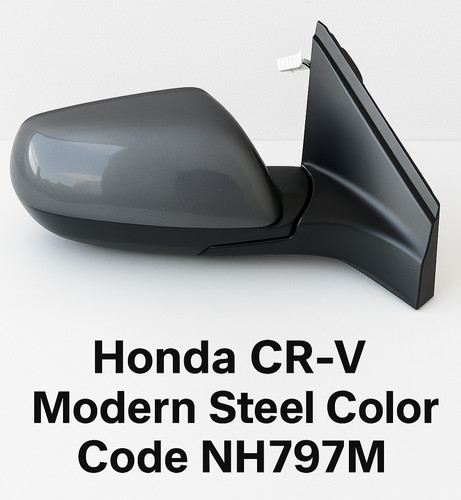 New steel gray mirror fits - new,