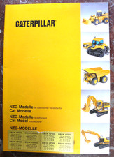 1/50 + 1/87 NZG : CATALOGUE GENERAL CATERPILLAR  1998 - 15 PAGES EN BON ETAT