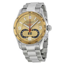 Swiss Army Victorinox Chronograph Stainless Steel Mens Watch 241619