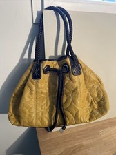 Sac À Main Porté Épaule Effet Cuir En PVC Moutarde Et Marron Systyle