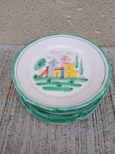 Vintage lot de 6 assiettes