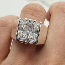 RARE BAGUE SOLITAIRE HOMME