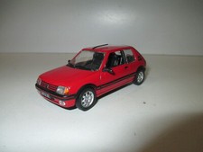 PEUGEOT 205 GTI 1.9 L Rouge Red Rot de 1989 par NOREV au 1/43
