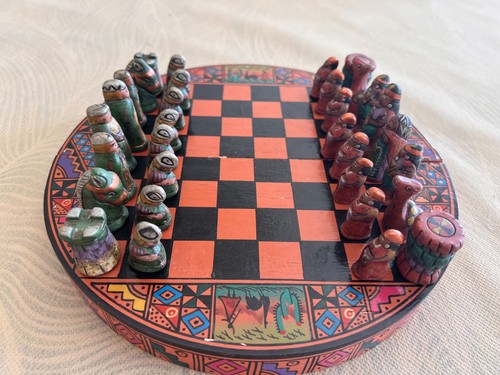 Petit jeu échecs artisanal - petit,