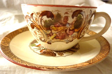 Ancien déjeuner en faïence