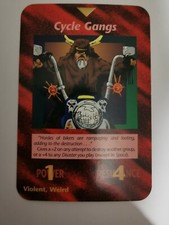 CYCLE GANGS CARD UNLIMITED NEW WORLD ORDER ILLUMINATI INWO GAME