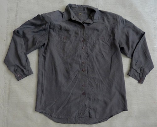 Grande chemise vintage grise