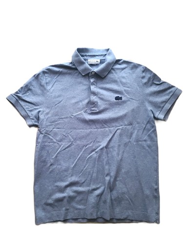 Polo lacoste piqué bleu clair - polo,