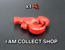 LEGO HOMARD LANGOUSTE LOBSTER ANIMAL WATER COULEUR BRIGHT RED Lot X1 (NEUF)