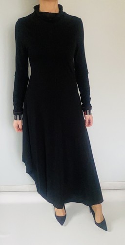 Robe longue finition mesh - robe,