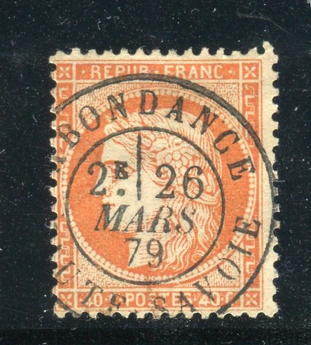 Superbe rare 38 cachet - rare, n°