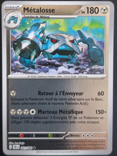 Carte pokémon métalosse - carte,