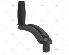 Manivelle noire à poignée