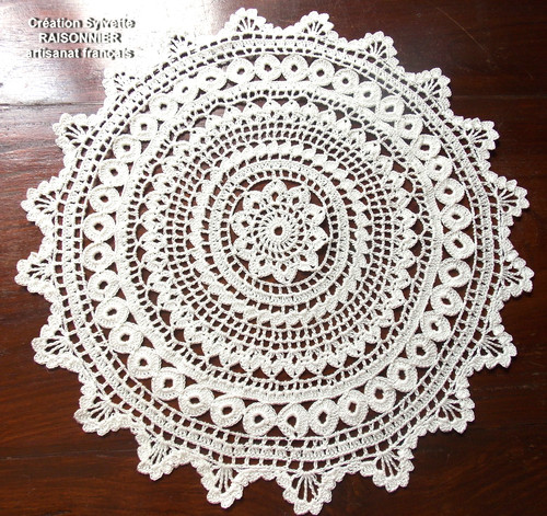 Napperon crochet main - napperon,