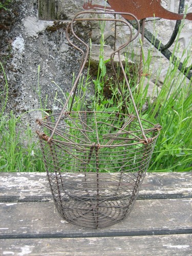 Ancien panier égouttoir - panier, à