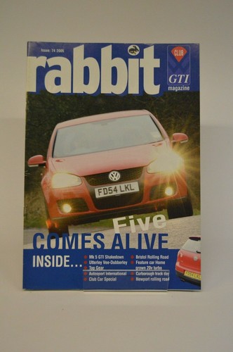 Rabbit gti magazine issue - rabbit,