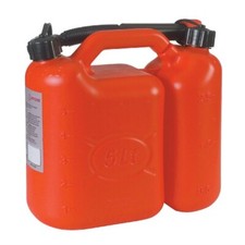 Bidon Essence Homologué 5L+2,5 L Polyéthylène Avec Entonnoir Flexible VALGARDEN