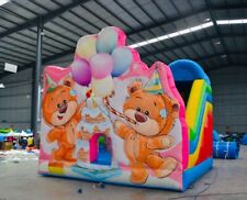 Château Gonflable Ours 4,5×4,5 M – Certifié CE Avec Souffleur & Sac De Transport