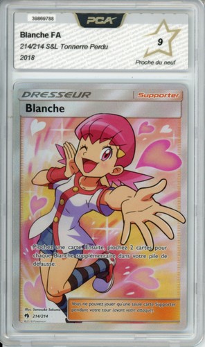 Carte pokémon blanche 214 - carte,
