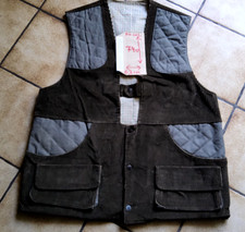 ANCIEN TRES BEAU GILET DE CHASSE EN GROS VELOURS CÔTELÉ ANTIQUE HUNTING VEST
