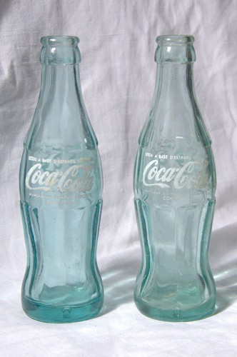 Bouteilles coca cola anciennes - bouteilles,