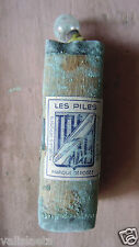 PILE ANCIENNE AVEC AMPOULE /