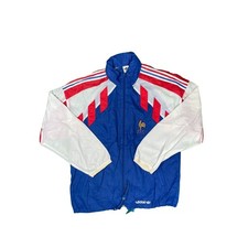 Veste k-way football vintage Equipe de France Adidas 1990-1991
