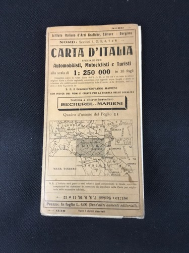 Ancienne carte routière