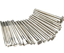 Lot de 20 poinçonnés en cuir pour travaux manuels