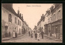 CPA Cloyes, Rue de Châteaudun, vue de la rue 1908 