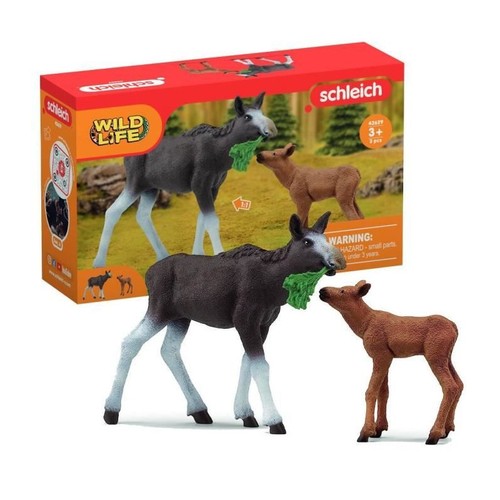 Figurines élan femelle avec - Élan,