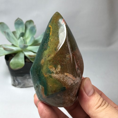 Natural ocean jasper - ocean, torch
