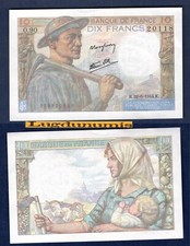 10 Francs Mineur 22/6/1944