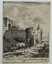 VUE PORTE GRAND PONT ROUEN