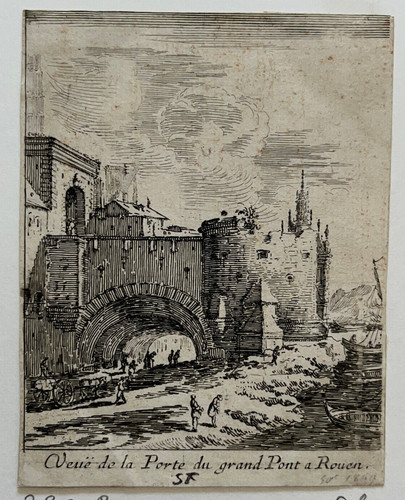 Vue porte grand - porte, rouen