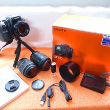 Sony A100 Alpha l 3x Objectif XXL EXTRAS l DSLR Appareil Photo Reflex État 1A