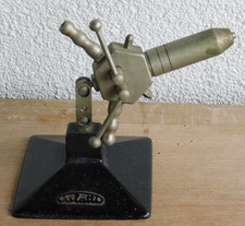 vintage BEC BUNSEN CULATTI de LABORATOIRE chimie amovible INCLINABLE orientable