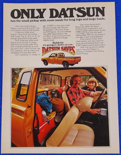 1977 datsun king cab - cab, vintage