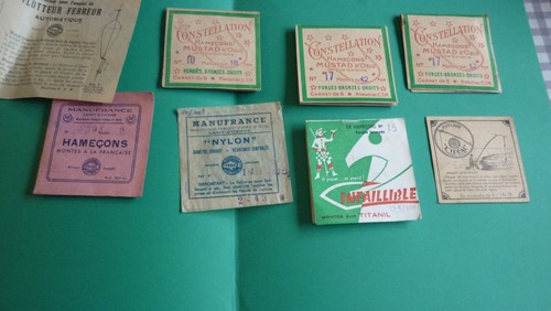 Lot peche anciennes - /, pub