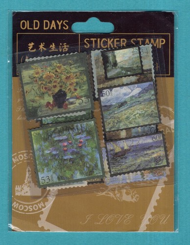 China stamps old days sticker