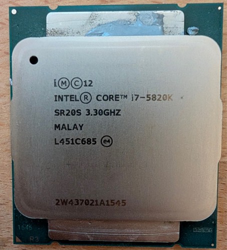 Processeur intel core 5820k - processeur,