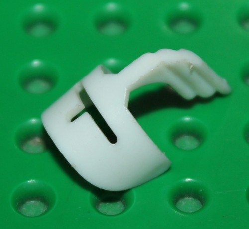 Lego castle visor white - white, helmet
